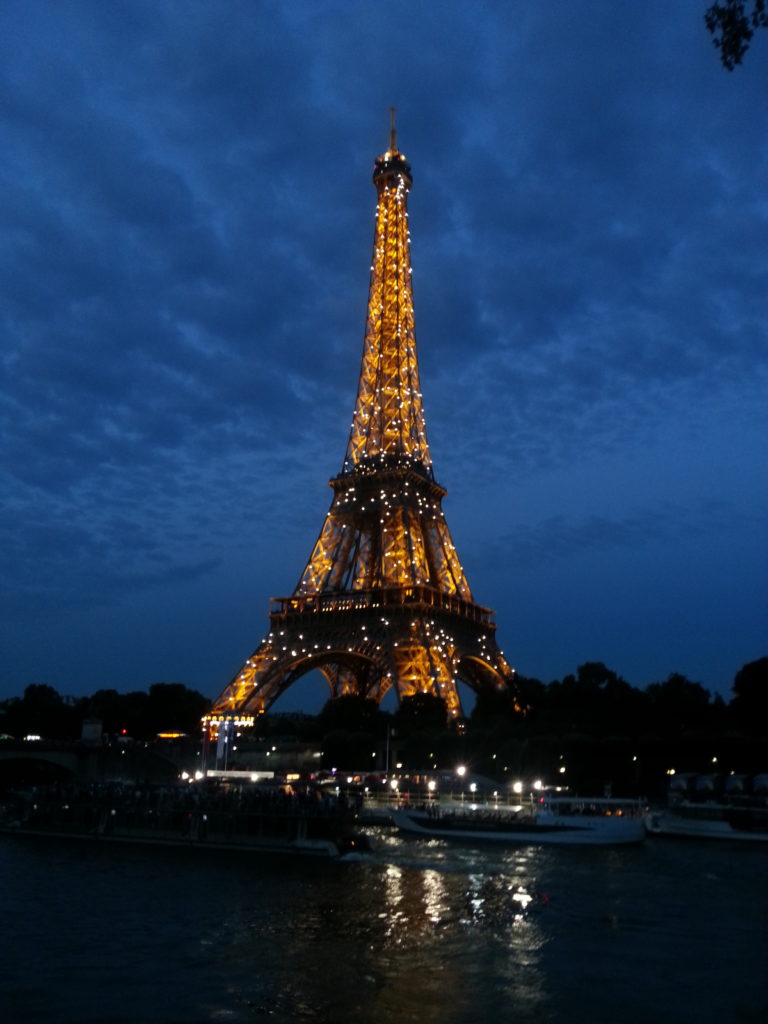 Eiffel Tower at night